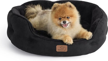 BEDSURE Katzenbett rund Schwarz S aus OEKO-TEX-zertifiziertem Polyester – Bild 1 von 1