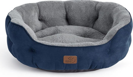BEDSURE Katzenbett runder Katzenlieger aus Fleece Marineblau 51 x 48 x 15 cm – Bild 1 von 1