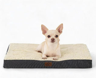 Bedsure Orthopädisches Hundekissen aus Käfigschaum Grau 75x50 cm – Bild 1 von 1