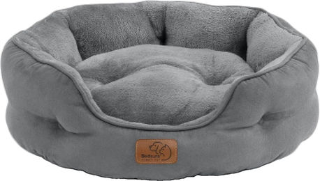 BEDSURE Waschbares Katzenbett und Hundekörbchen mit wendbarer Innensitzauflage für kleine Hunde und Katzen, Grau, Größe M, 63 x 53 x 20 cm – Bild 1 von 1