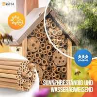 Produktbild von BEESI Bambusröhrchen für Insektenhotels aus Natur-Bambus 14 cm Länge