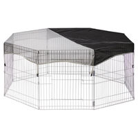 Produktbild von Beeztees Abdecknetz für Kaninchenfreilauf XL Schwarz 155cm