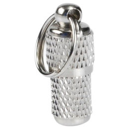 Produktbild von Beeztees Adresstube für Katzenhalsbänder aus Metall in Silber