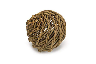Beeztees Aluka Weideball Knabberspielzeug aus Naturweide für Nager 14 cm – Bild 1 von 2