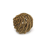 Produktbild von Beeztees Aluka Weideball Knabberspielzeug aus Naturweide für Nager 14 cm