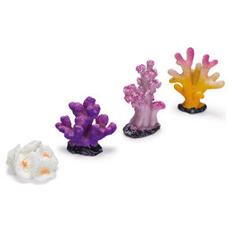 Beeztees Aquariumdekoration Koralle Figur und Höhle Bunt für Süßwasser und Meerwasser 4 Stück – Bild 1 von 3