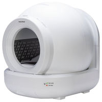 Produktbild von Beeztees Automatische Katzentoilette Moeza Selbstreinigend mit App-Steuerung Weiß