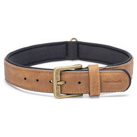Produktbild von Beeztees Balacron Ax Hundehalsband aus Kunstleder Braun 52-62 cm x 3 cm