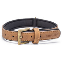 Produktbild von Beeztees Balacron Ax Hundehalsband aus Kunstleder in Braun 36-44 cm