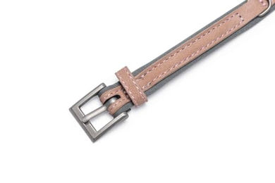Beeztees Balacron Ax Hundehalsband aus Kunstleder in Rosa 21-26 cm – Bild 1 von 2