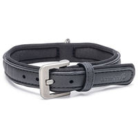 Produktbild von Beeztees Balacron Ax Hundehalsband aus Kunstleder Schwarz 29-35 cm