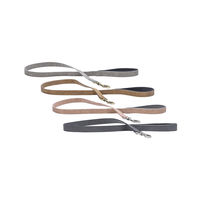Produktbild von Beeztees Balacron Ax Hundeleine aus Kunstleder Grau 100 cm x 25 mm - 100 cm