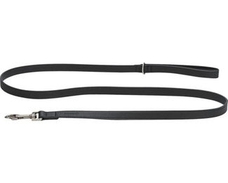 Beeztees Balacron Hundeleine aus Kunstleder Schwarz 180 x 1,5 cm - 180 cm – Bild 1 von 6