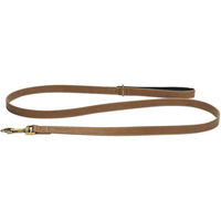 Produktbild von Beeztees Balacron Hundeleine AX aus Kunstleder in Braun 180 x 2 cm - 180 cm