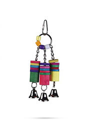 Produktbild von Beeztees Bellos Holz Vogelspielzeug für Wildvögel 20 cm bunt