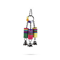 Produktbild von Beeztees Bellos Holz Vogelspielzeug für Wildvögel 20 cm bunt