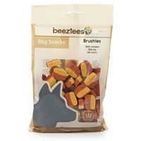 Produktbild von Beeztees Brushies Belohnungssnack für Hunde mit Huhn ohne Zucker 150g - 14 x 150 g