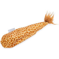 Produktbild von Beeztees Catnip Dschungel Giraffenschwanz Plüschspielzeug für Katzen in Braun und Bunt