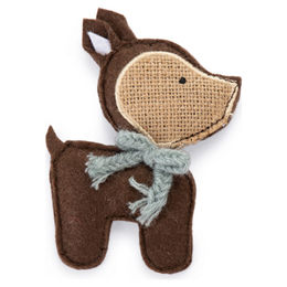 Beeztees Catnip Katzenspielzeug Hirsch Tino braun aus Stoff – Bild 1 von 4
