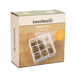 Beeztees Cleo Holzlabyrinth Intelligenzspielzeug für Nager in Türkis und Grün - 1 Stk. – Bild 1 von 5