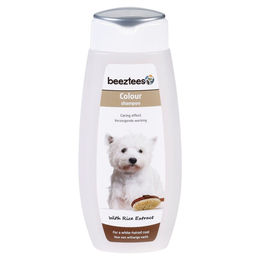 Produktbild von Beeztees Color Shampoo Weiß für Hunde 300 ml - 300 ml