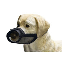 Produktbild von Beeztees Comfort Maulkorb für Hunde in Schwarz Größe S aus Nylon verstellbar