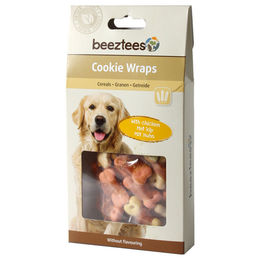 Beeztees Cookie Wraps Hundesnack Huhn ohne Farb- und Aromastoffe 8 x 100 g - 8 x 100 g – Bild 1 von 3
