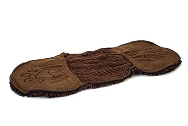 Beeztees Dirty Dog Shammy Handtuch für Hunde aus Mikrofaser Braun 80x35 cm – Bild 1 von 10