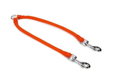 Produktbild von Beeztees Doppelleine aus Nylon für 2 Hunde in Orange