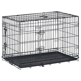 Produktbild von Beeztees Drahtkäfig Schwarz Größe L