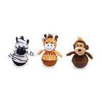 Produktbild von Beeztees Dschungel Wobblers Katzenspielzeug aus Plüsch bunt
