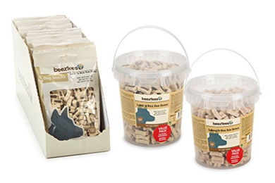 Beeztees Duo Bones Hundesnack Lachs und Reis ohne Zucker 500 g - 500 g – Bild 1 von 3
