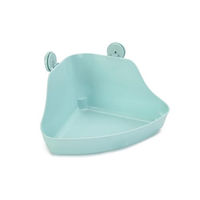 Produktbild von Beeztees Ecktoilette für Nagetiere aus Kunststoff 32x22 cm Mintgrün