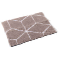 Produktbild von Beeztees Eco Drybed Qub Hundebett Bench Beige Weiß 78 x 55 cm