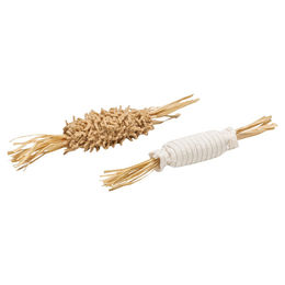 Beeztees Eco Jenna Katzenspielzeug aus Plüsch 2er-Set Bunt – Bild 1 von 2