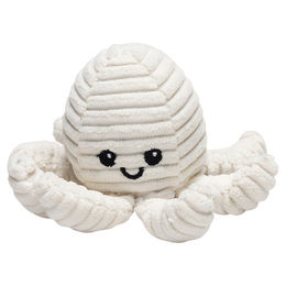 Beeztees Eco Katzenspielzeug Oktopus Nome aus Plüsch in Weiß – Bild 1 von 3