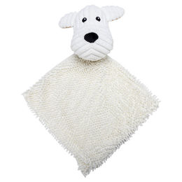 Beeztees Eco Kuscheltuch Lora Hundespielzeug aus Plüsch beige – Bild 1 von 2