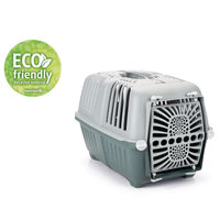 Produktbild von Beeztees Eco Transportbox Praktiko aus Kunststoff in Grün/Grau