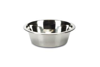 Beeztees Economic Futternapf aus Edelstahl Silber - 2,4 l – Bild 1 von 2