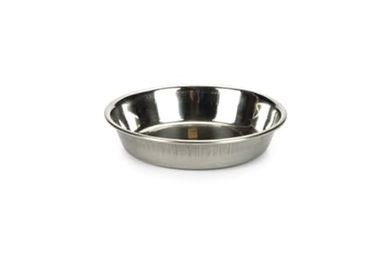 Beeztees Economic Katzennapf aus Edelstahl Silber 100 ml - 11 cm – Bild 1 von 2