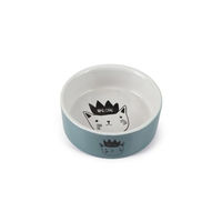 Produktbild von Beeztees Eek Katzennapf aus Keramik blau 11,5x11,5x4 cm - 180 ml