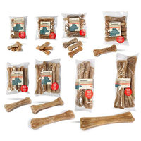 Produktbild von Beeztees Essbare Knochen Leder für Hunde 14 cm 5 Stück
