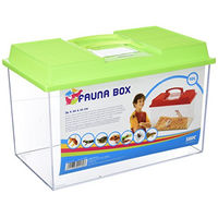 Produktbild von Beeztees Faunabox Hartschalen-Box für Fische aus Kunststoff Grün Größe L 10 L 34 x 20 x 22 cm - 10 l