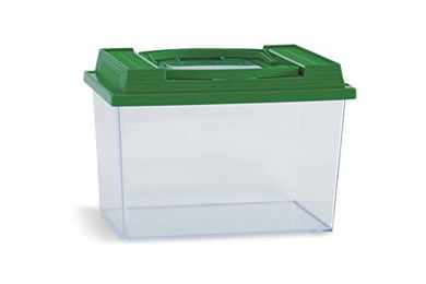 Beeztees Faunabox Transportbox XXL für Fische und Reptilien aus transparentem Kunststoff 20 L 41 x 23 x 29 cm - 20 l – Bild 1 von 2