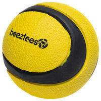 Produktbild von Beeztees Fetch Ball Magnificent Hundespielzeug aus Gummi schwarz/gelb