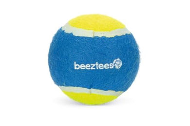 Beeztees Fetch Tennis Ball für Hunde Blau-Gelb 10 cm - 1 Stk. – Bild 1 von 2