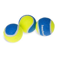 Produktbild von Beeztees Fetch Tennisball für Hunde blau-gelb aus Plüsch
