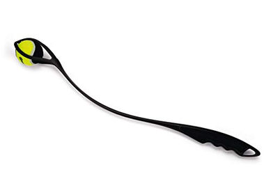 Beeztees Fetch Tennisball Launcher Wurfspielzeug für Hunde Schwarz aus Kunststoff – Bild 1 von 3