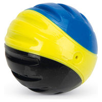 Produktbild von Beeztees Fetch TPR Hundespielzeug Ball mit Quietscher blau-gelb-schwarz