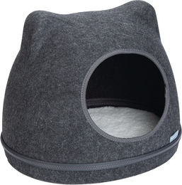 Produktbild von Beeztees Filz-Katzenhöhle Iglu Yupik Grau 40 x 33 x 35 cm